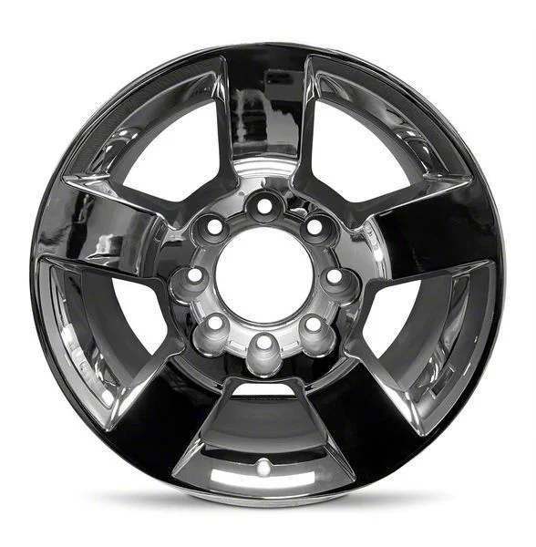 5-Spoke Replica Chrome 8-Lug Wheel; 20x8.5; 44mm Offset (20-26 Sierra 3500 HD SRW)