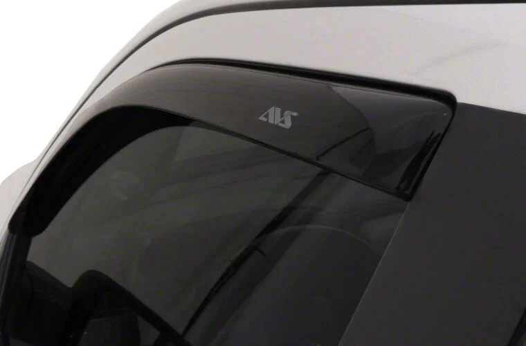 In-Channel Ventvisor Window Deflectors; Front; Smoke (20-26 Sierra 3500 HD Regular Cab)