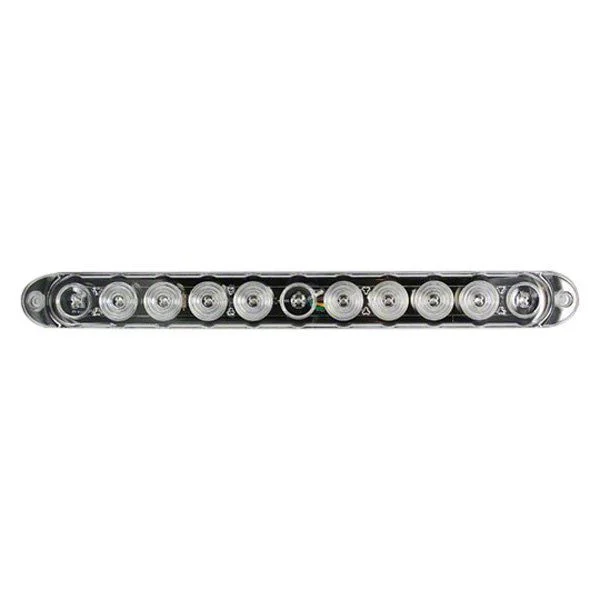 15-Inch Mini LED Tailgate Bar; Clear (Universal; Some Adaptation May Be Required)
