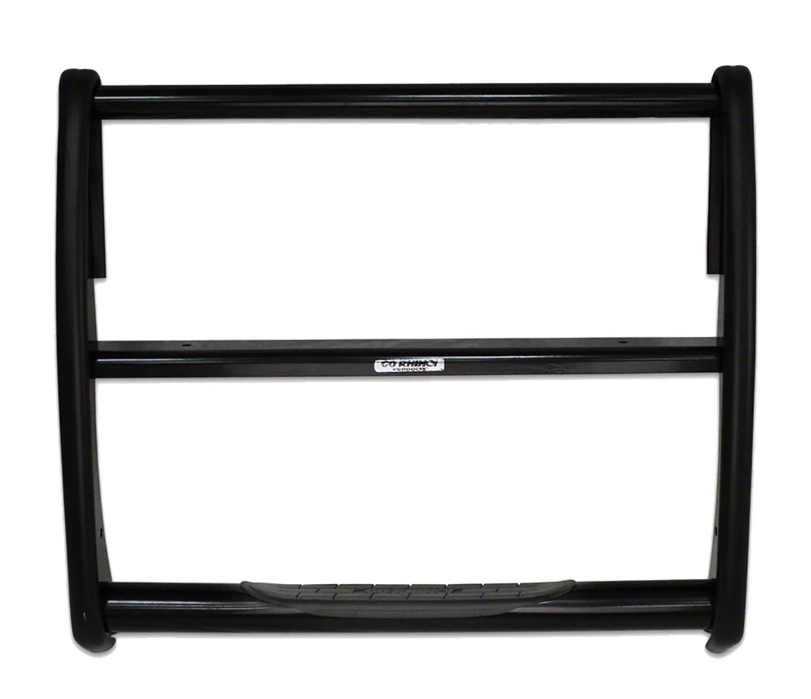Go Rhino 3000 Series Stepguard Center Grille Guard; Black (03-06 Silverado 1500)