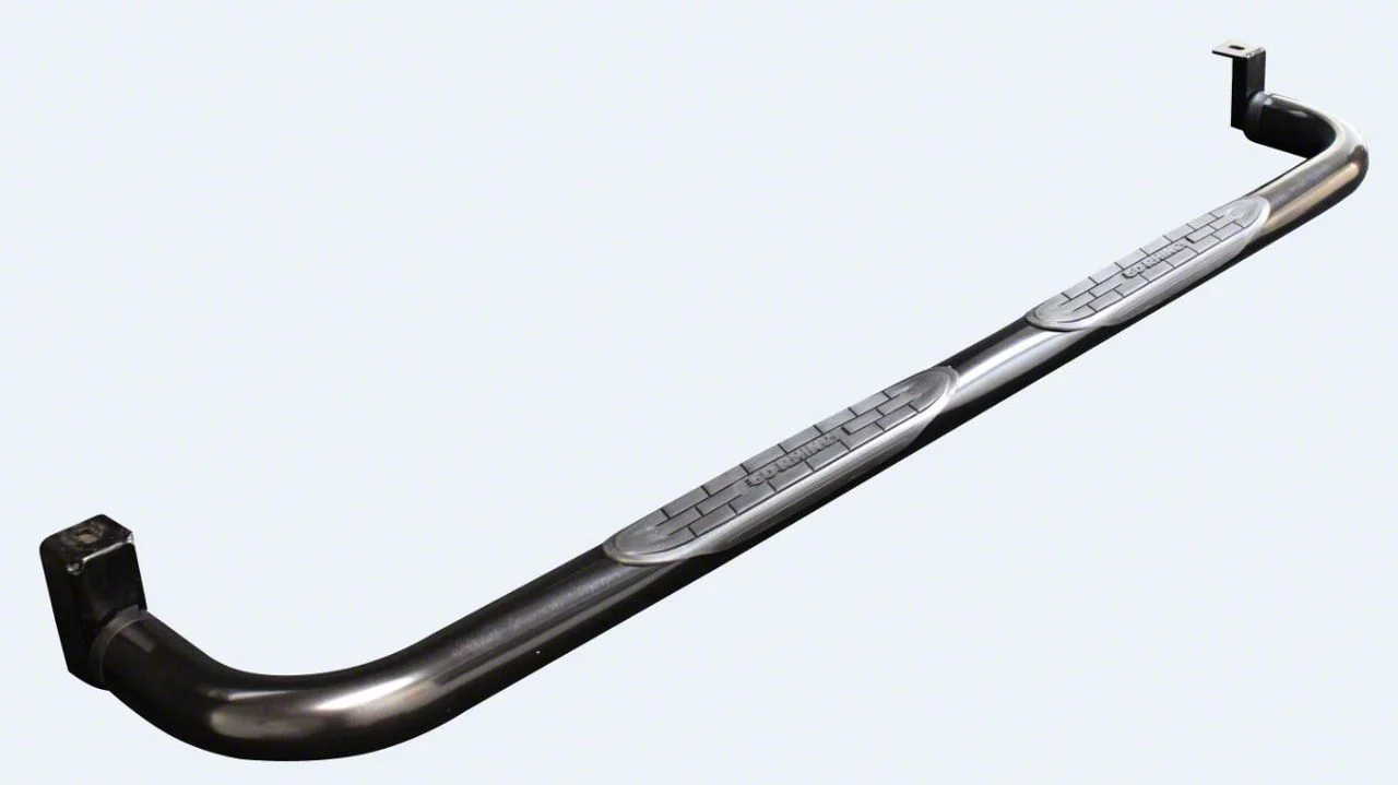 Go Rhino 3-Inch 4000 Series Cab Length Side Step Bars; Black (19-26 Silverado 1500 Crew Cab)