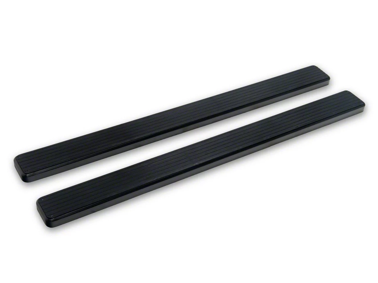 5-Inch iStep Running Boards; Black (19-26 Silverado 1500 Regular Cab)