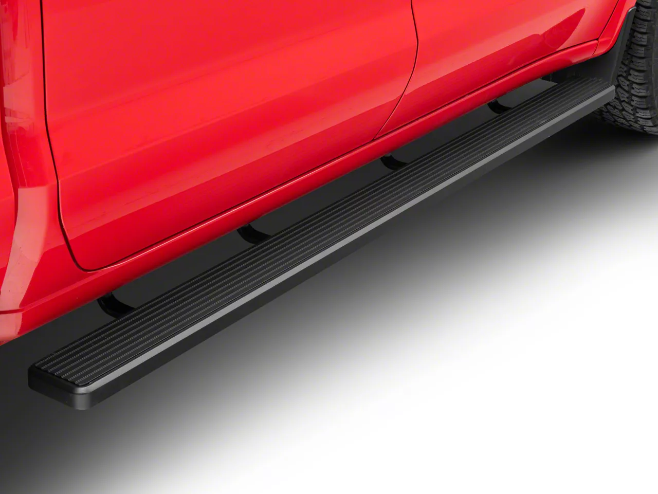 6-Inch iStep Running Boards; Black (19-26 Silverado 1500 Crew Cab)