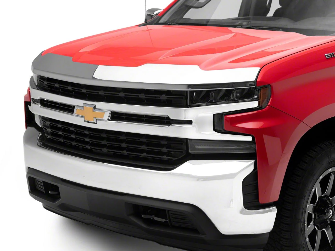 Aeroskin Hood Protector; Chrome (19-26 Silverado 1500, Excluding 22-26 Trail Boss & ZR2)