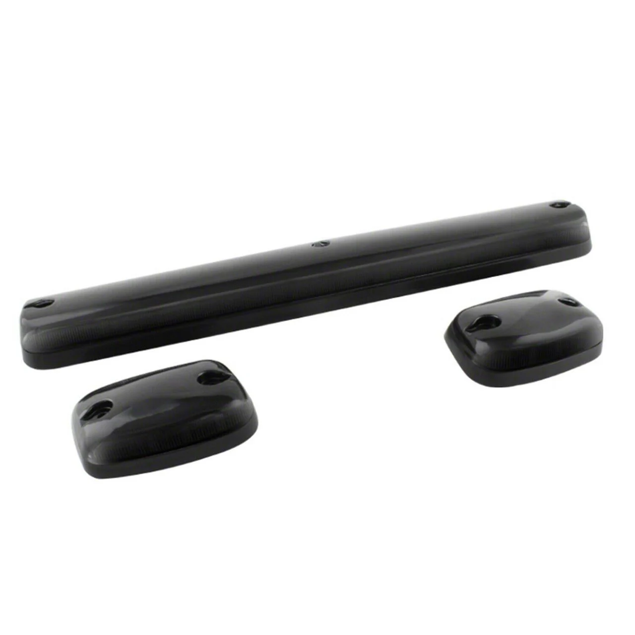 Amber LED Cab Roof Lights; Smoked (07-13 Silverado 1500)