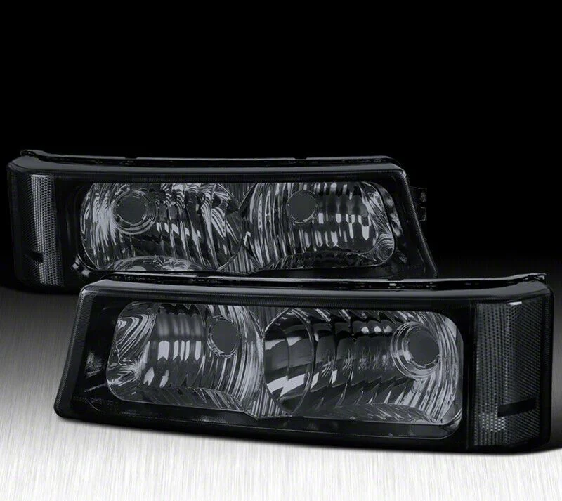 Bumper Lights; Smoked (03-06 Silverado 1500)