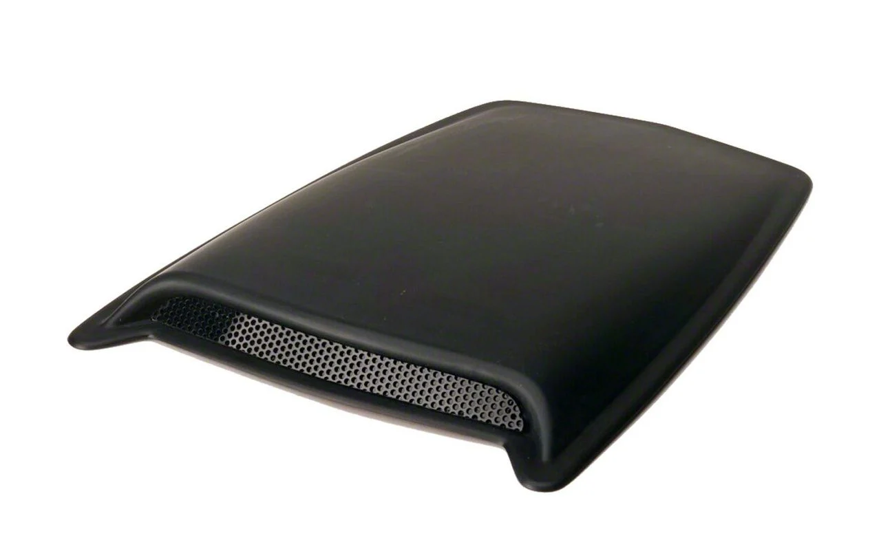 Eclipse Hood Scoop; Smooth Black (07-13 Silverado 1500)