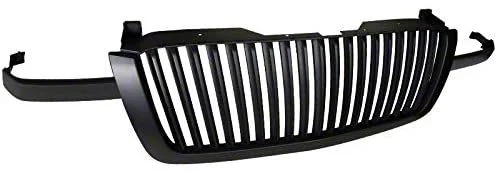 Grille; Vertical Billet Main; Black (03-05 Silverado 1500)