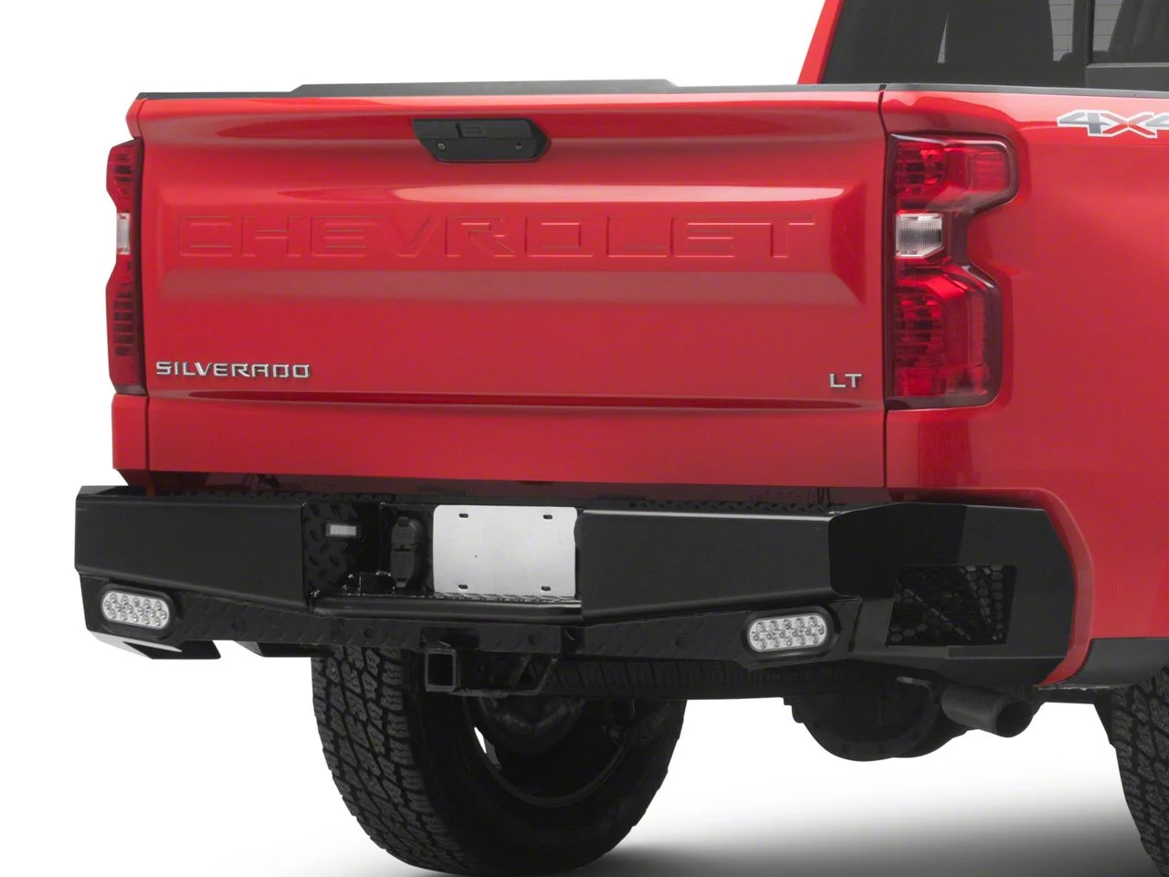 Westin HDX Bandit Rear Bumper; Textured Black (19-26 Silverado 1500)