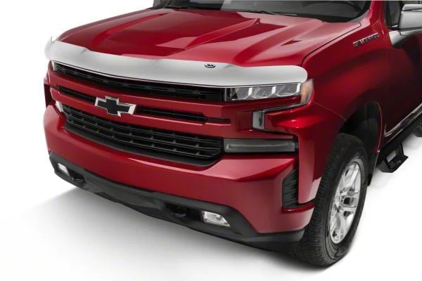 Hood Shield; Chrome (19-24 Silverado 1500)
