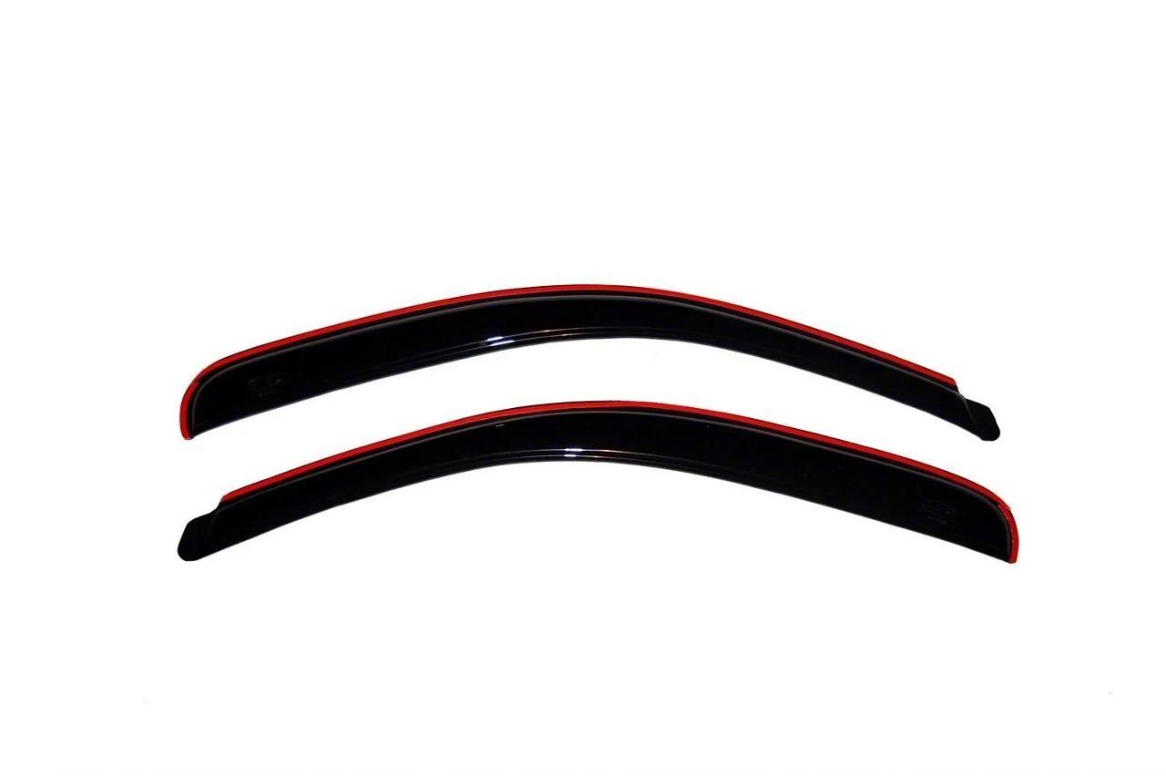 In-Channel Ventvisor Window Deflectors; Front; Dark Smoke (07-13 Silverado 1500 Regular Cab)