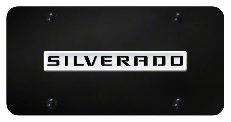Silverado License Plate (Universal; Some Adaptation May Be Required)