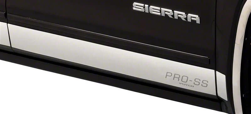 Putco PRO Stainless Steel Rocker Panels (07-13 Silverado 1500 Extended Cab w/ 6.50-Foot Standard Box)