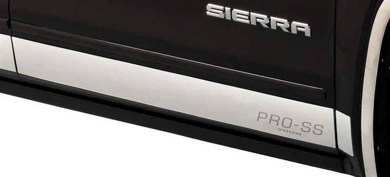 Putco PRO Stainless Steel Rocker Panels (14-18 Silverado 1500 Crew Cab w/ 6.50-Foot Standard Box)