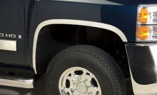 Putco Stainless Steel Fender Trim; GM Licensed (16-18 Silverado 1500)