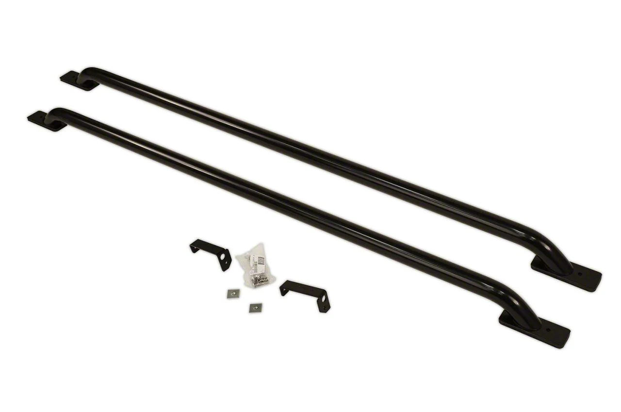 Go Rhino Stock Pocket Bed Rails; Black (14-18 Silverado 1500 w/ 6.50-Foot Standard Box)