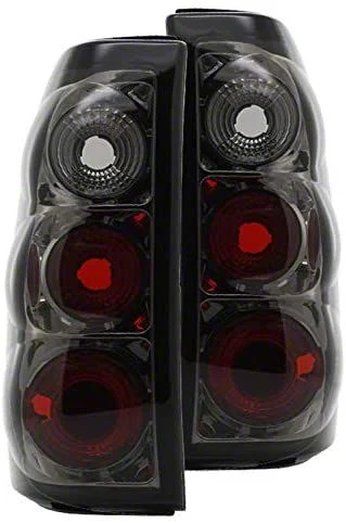Altezza Tail Lights; Chrome Housing; Smoked Lens (03-06 Silverado 1500 Fleetside)