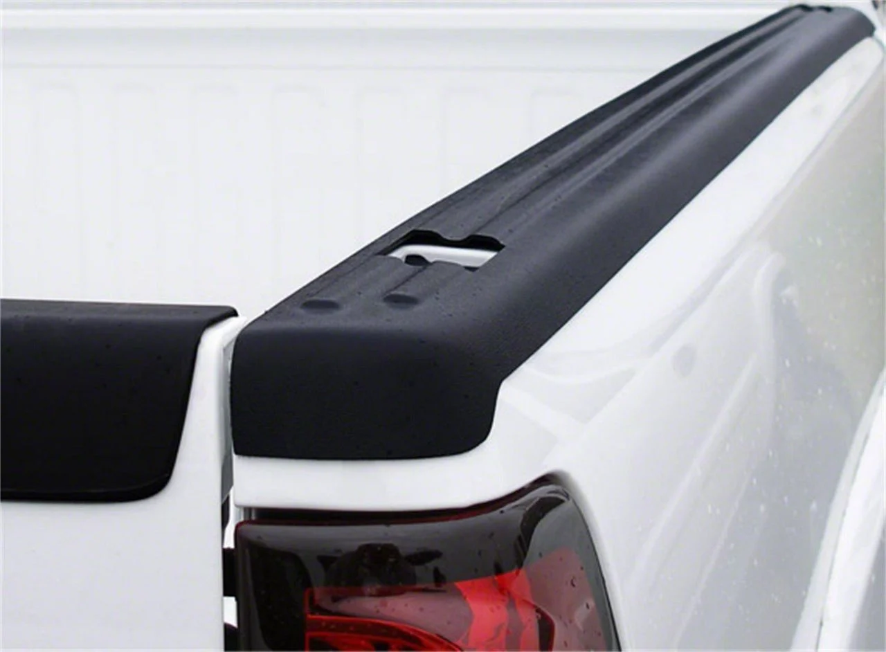 Bed Rail Caps with Stake Hole Openings; Ribbed (07-13 Silverado 1500 w/ 5.80-Foot Short Box)
