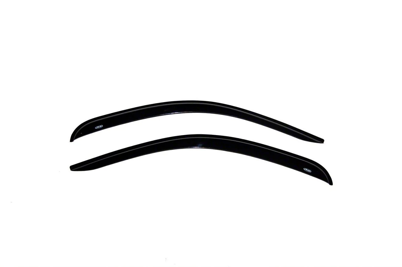 Ventvisor Window Deflectors; Front; Dark Smoke (07-13 Silverado 1500 Regular Cab)
