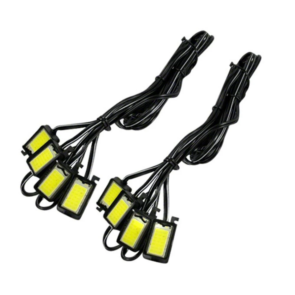 High Power LED Bed Rail Light Kit; White (Universal; Some Adaptation May Be Required)