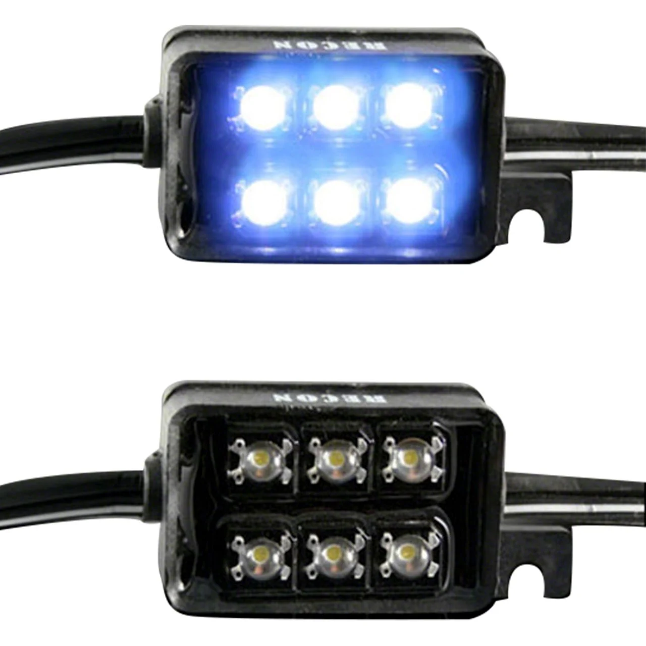 LED Bed Rail Light Kit; White (Universal; Some Adaptation May Be Required)