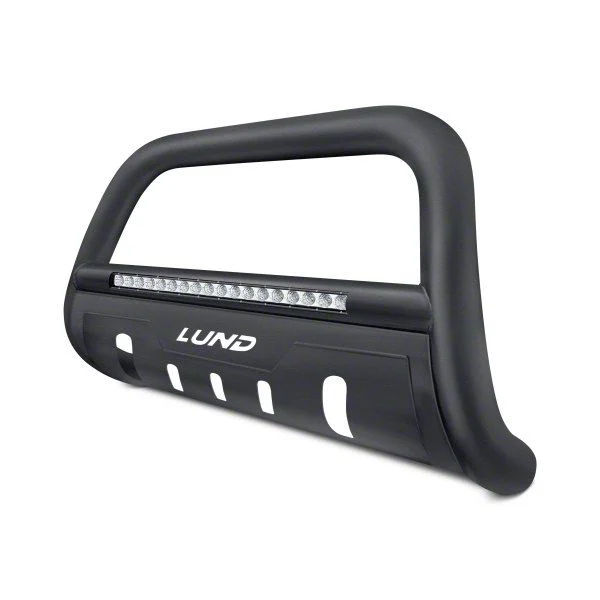 LED Bull Bar; Black (20-26 Silverado 2500 HD)