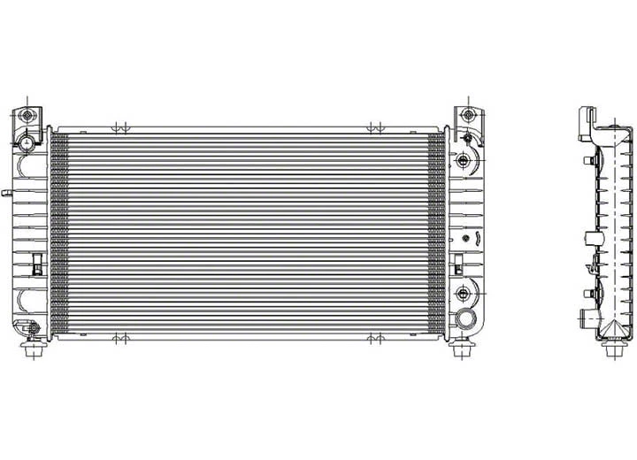 Replacement Radiator Assembly (07-13 6.0L Silverado 2500 HD)