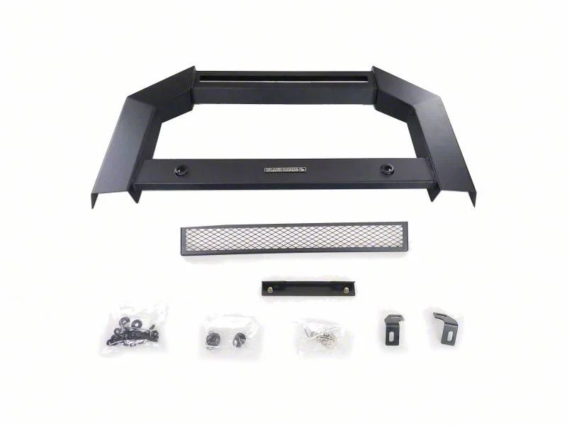 Armour LED Bull Bar; Matte Black (11-19 Silverado 3500 HD)