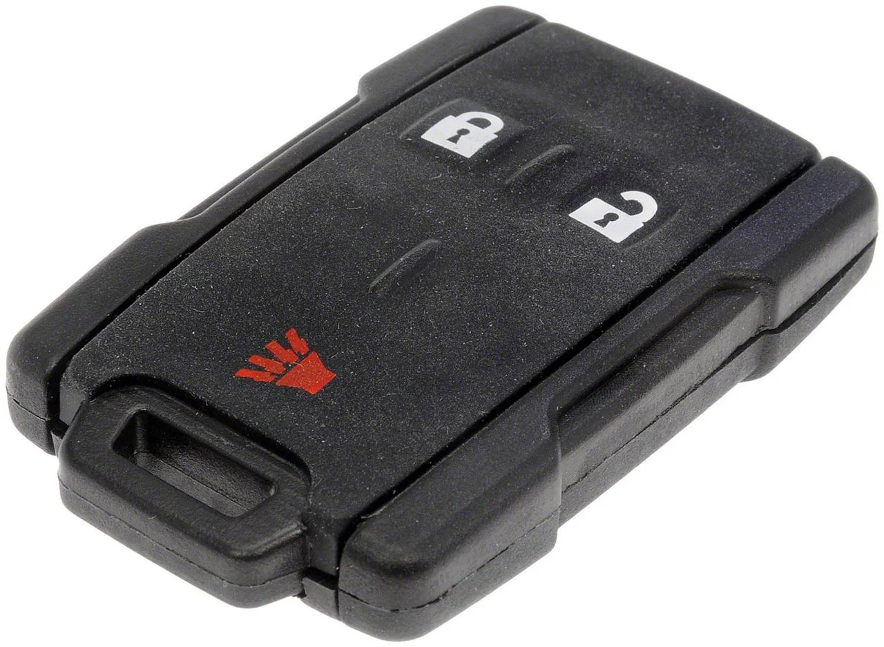 Keyless Remote Case Repair; 315-MHZ; Black (14-19 Silverado 3500 HD)