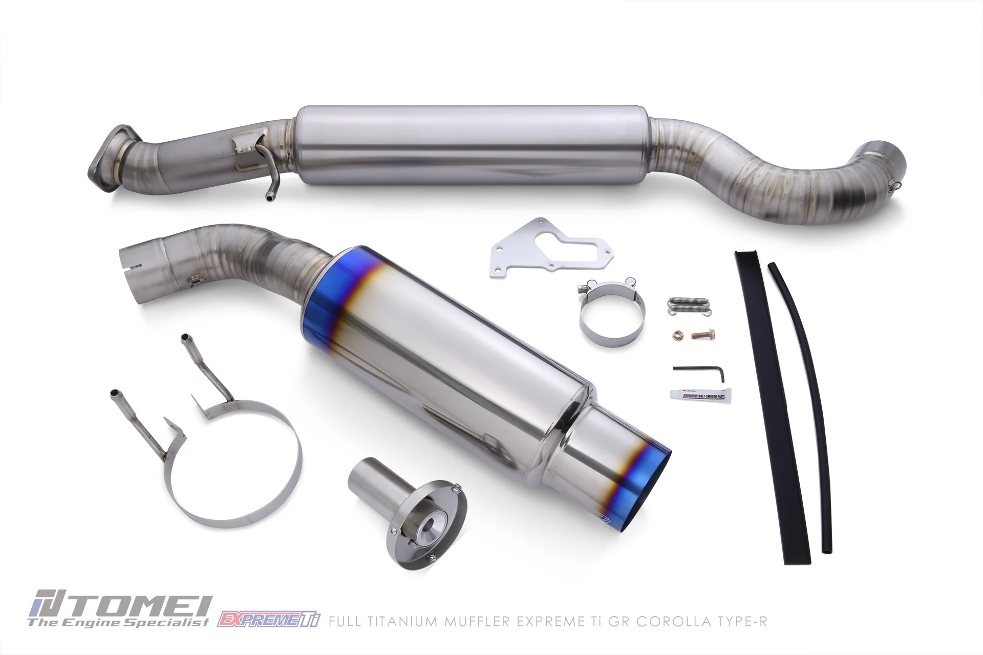 FULL TITANIUM MUFFLER EXPREME Ti GR COROLLA TYPE-R (SINGLE) - TOMEI