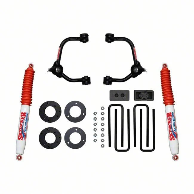 SkyJacker 3-Inch Suspension Lift Kit with Nitro 8000 Shocks (14-20 4WD F-150 SuperCab, SuperCrew, Excluding Raptor)