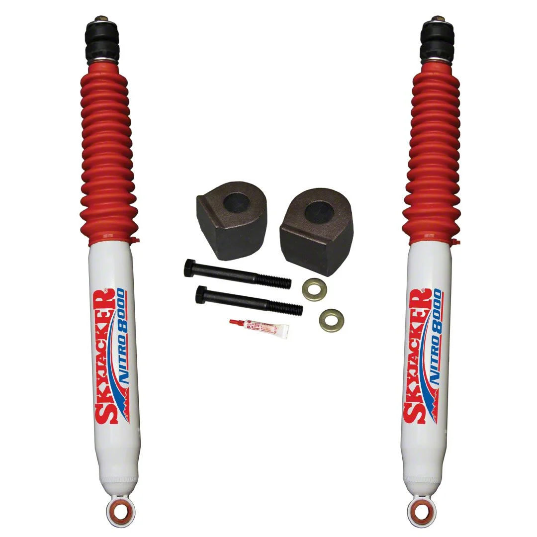 SkyJacker 2.50-Inch Metal Spacer Leveling Kit with Nitro Shocks (11-16 4WD F-350 Super Duty)