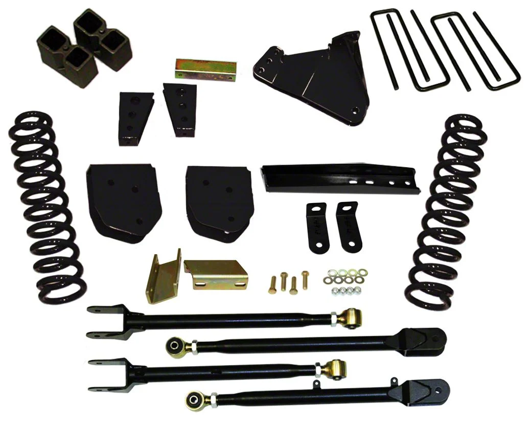 SkyJacker 4-Inch 4-Link Suspension Lift Kit with and Nitro Shocks (11-16 4WD 6.2L F-350 Super Duty)