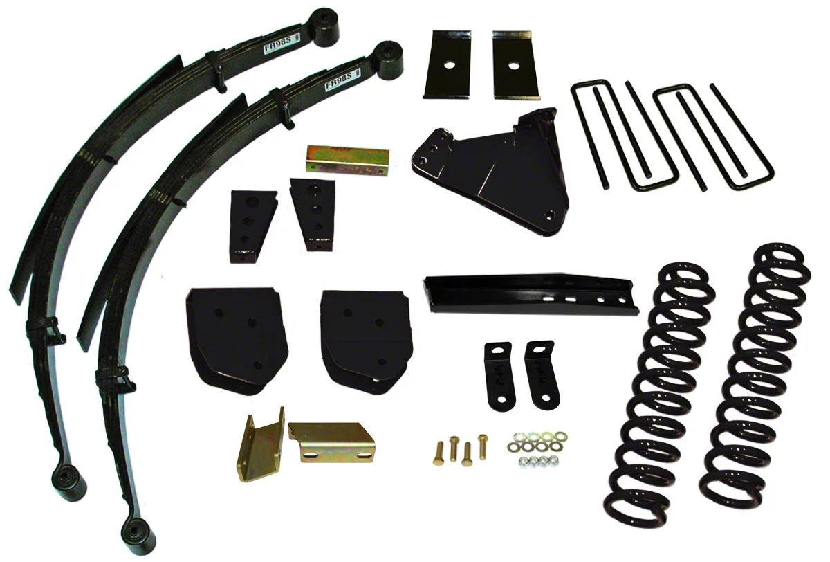 SkyJacker 4-Inch Suspension Lift Kit with Rear Leaf Springs and M95 Performance Shocks (11-16 4WD 6.2L F-350 Super Duty)