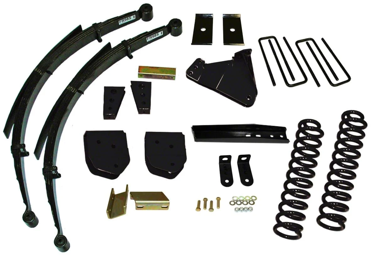 SkyJacker 4-Inch Suspension Lift Kit with Rear Leaf Springs and M95 Performance Shocks (11-16 4WD 6.7L Powerstroke F-350 Super Duty)