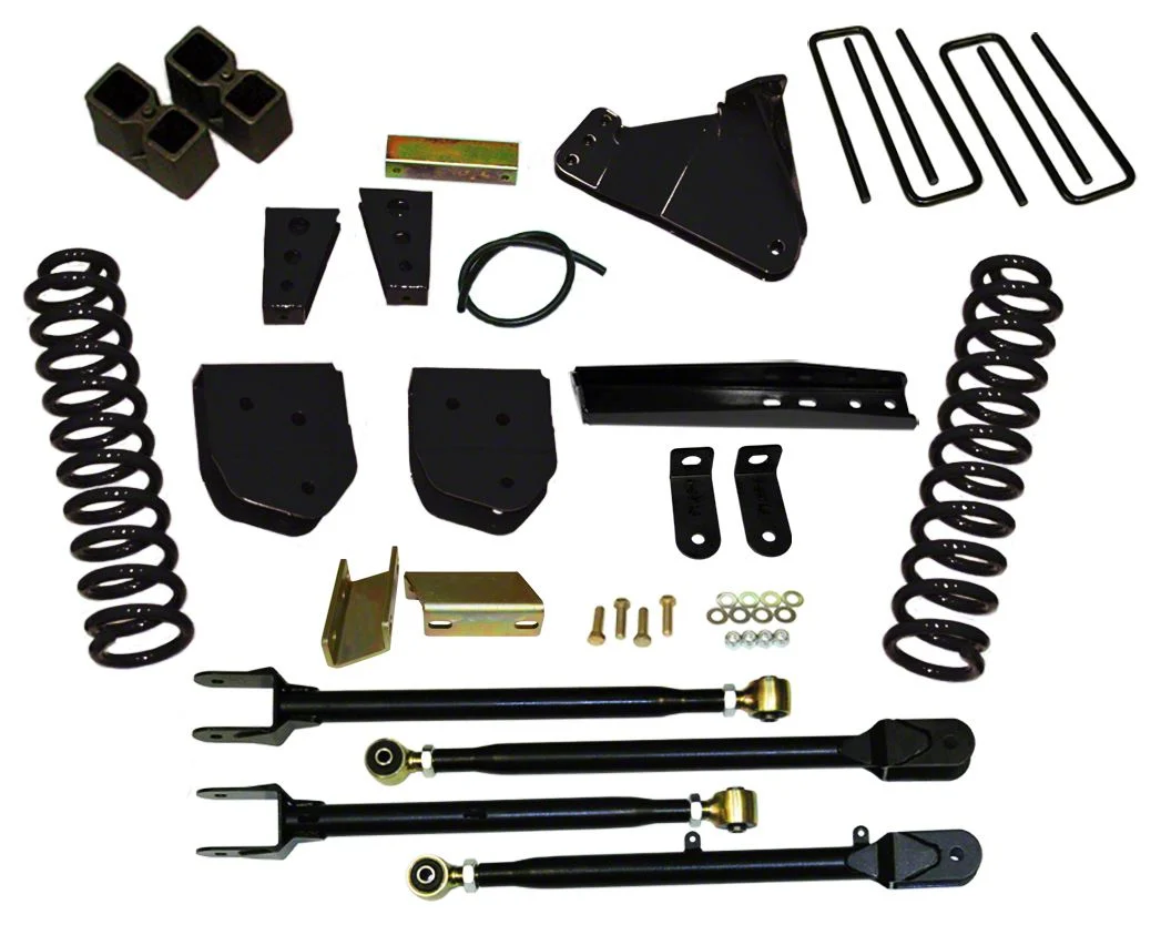 SkyJacker 6-Inch 4-Link Suspension Lift Kit with and M95 Performance Shocks (11-16 4WD 6.7L Powerstroke F-350 Super Duty)