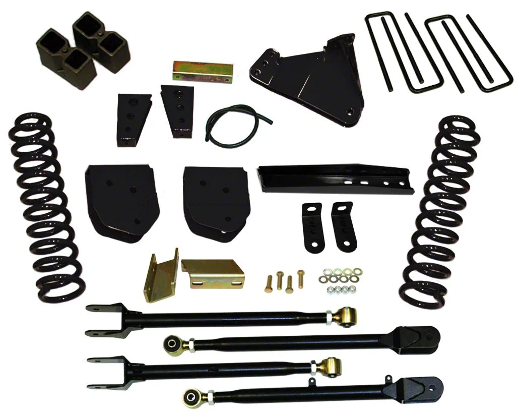 SkyJacker 6-Inch 4-Link Suspension Lift Kit with and Nitro Shocks (11-16 4WD 6.2L F-350 Super Duty)