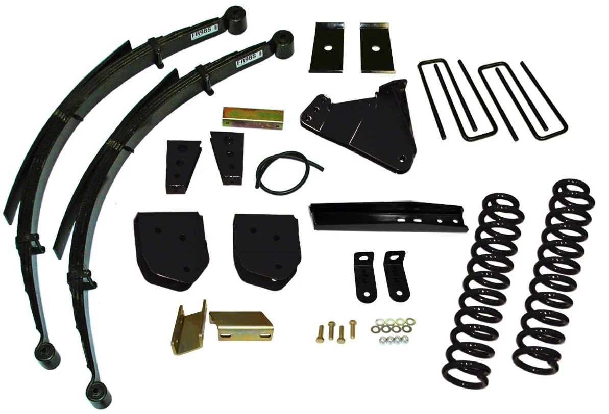 SkyJacker 6-Inch Suspension Lift Kit with Rear Leaf Springs and Hydro Shocks (11-16 4WD 6.2L F-350 Super Duty)