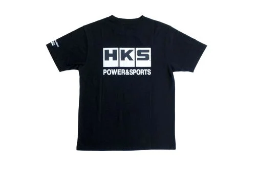 HKS T-SHIRT POWER&SPORTS BLACK