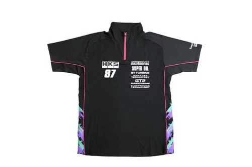 HKS TEAM HALF ZIP POLO SHIRT 2025