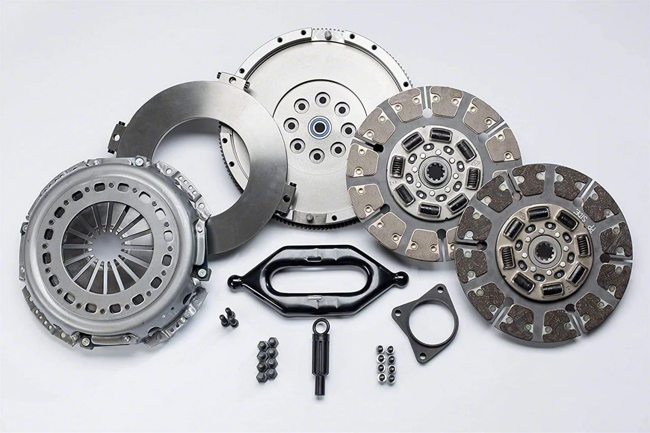 South Bend Clutch Stage 4 Street Dual Disc Organic/Ceramic Clutch Kit with Flywheel; 10-Spline (03-04 5.9L RAM 2500 w/ NV4500 Transmission)