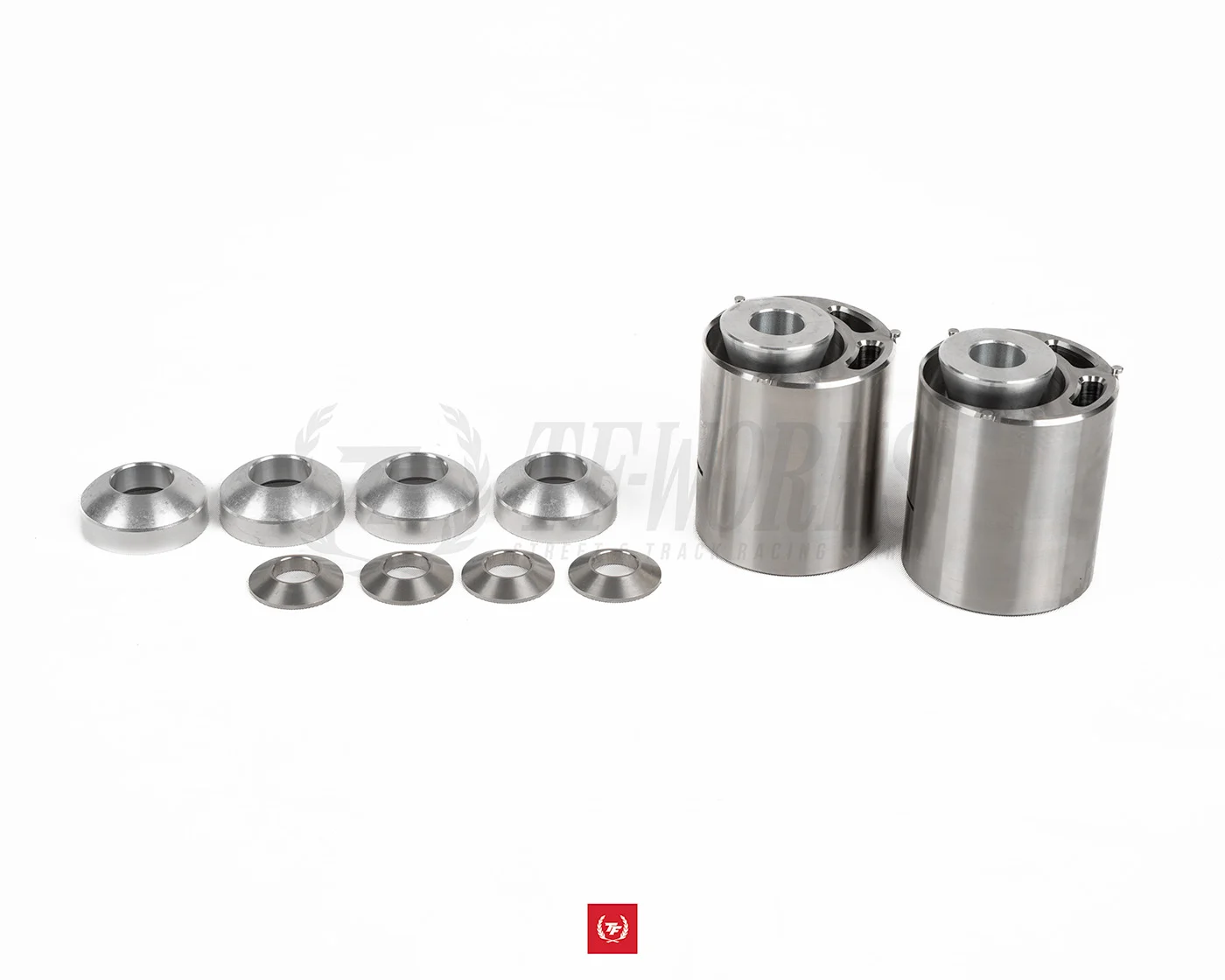 E9x Roll Center Correction + Rear Control Arm Offset Spherical Bearing Conversion Kit