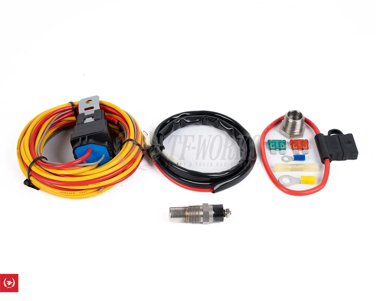 SPAL Radiator Fan Harness with 195 Degree Thermo-Switch/Relay