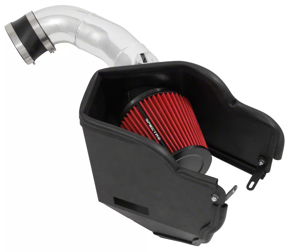 Spectre Performance Cold Air Intake; Polished (17-19 6.7L Powerstroke F-350 Super Duty)