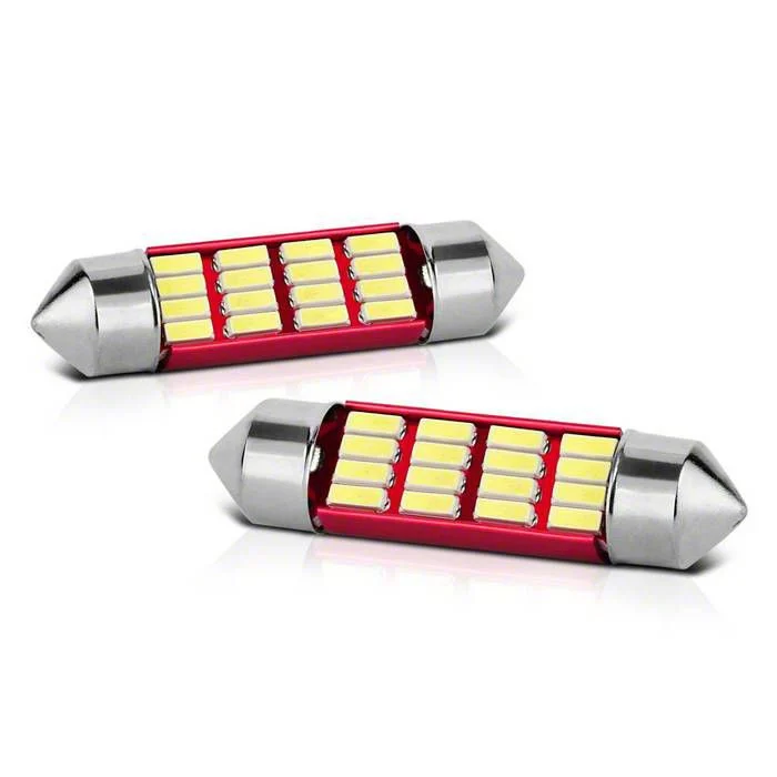 LED Chip Machine-Soldered Bulbs; White 5500K; 39mm Festoon