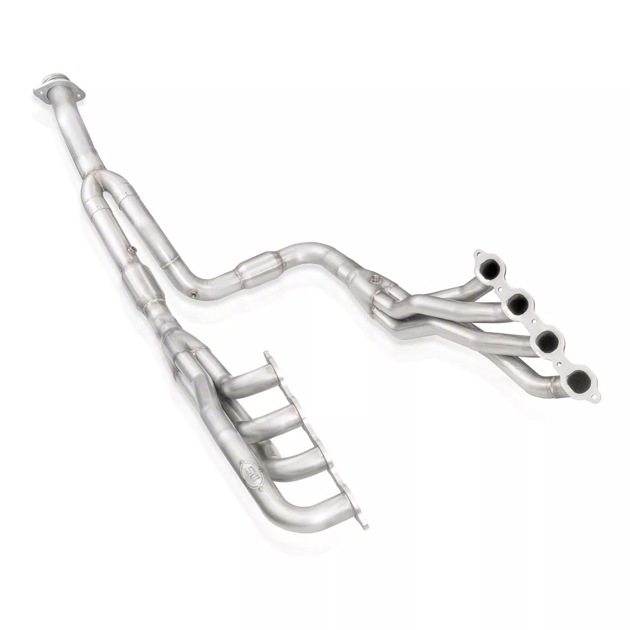 Stainless Works 2-Inch Catted Long Tube Headers; Factory Connect (20-26 6.6L Gas Silverado 2500 HD)