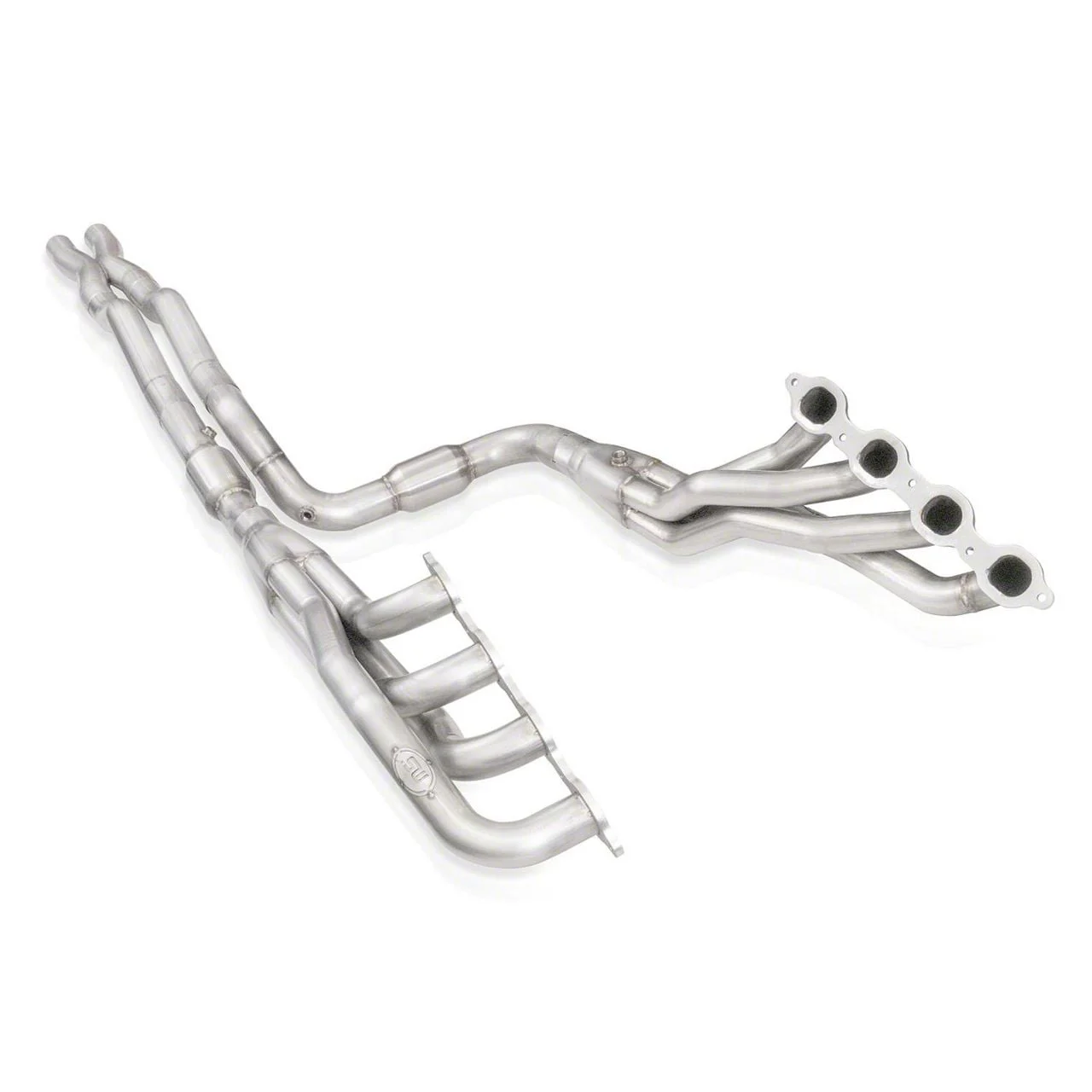 Stainless Works 2-Inch Catted Long Tube Headers; Performance Connect (20-26 6.6L Gas Silverado 2500 HD)