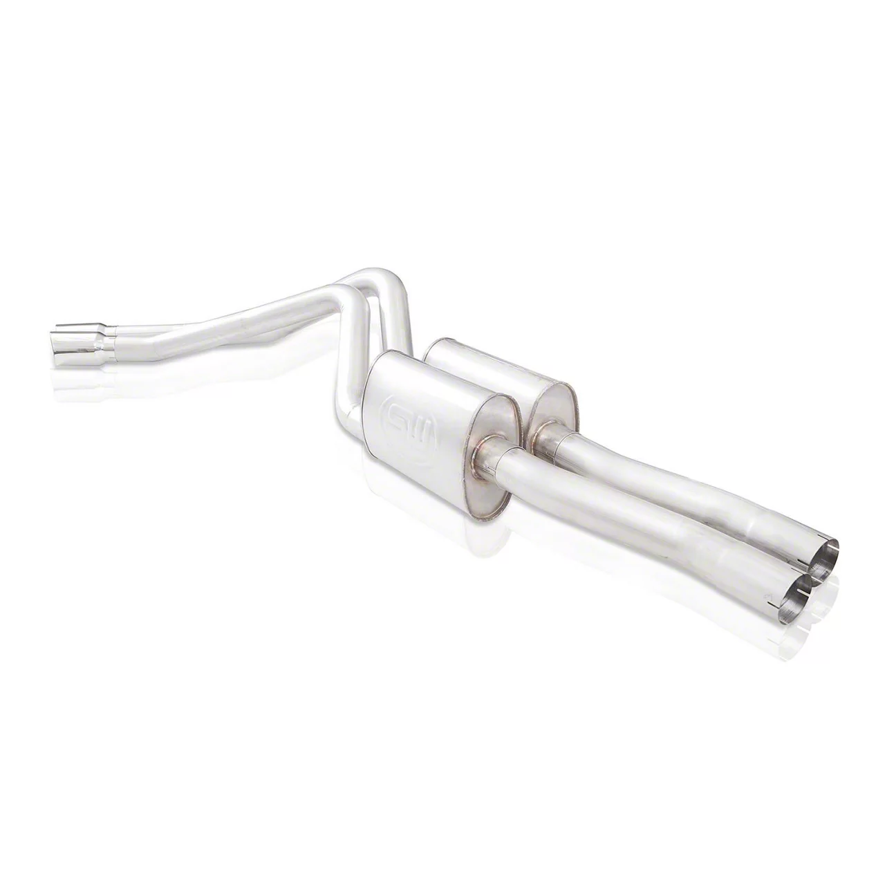 Stainless Works Redline Series Dual Exhaust System with Polished Tips; Performance Connect; Same Side Exit (15-20 5.3L Tahoe w/ Long Tube Headers)