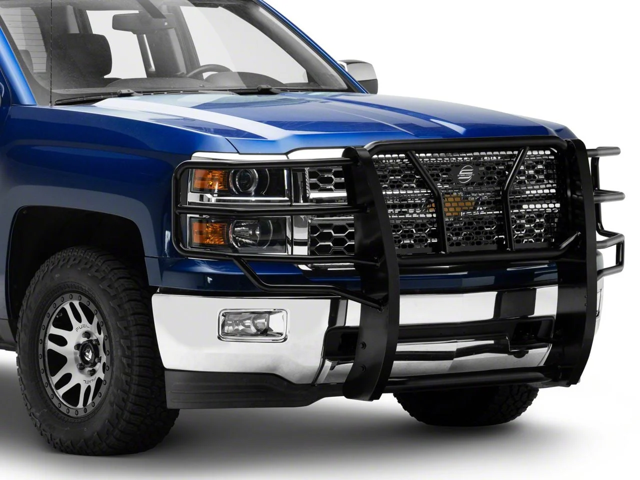 HD Grille Guard; Black (14-18 Silverado 1500)