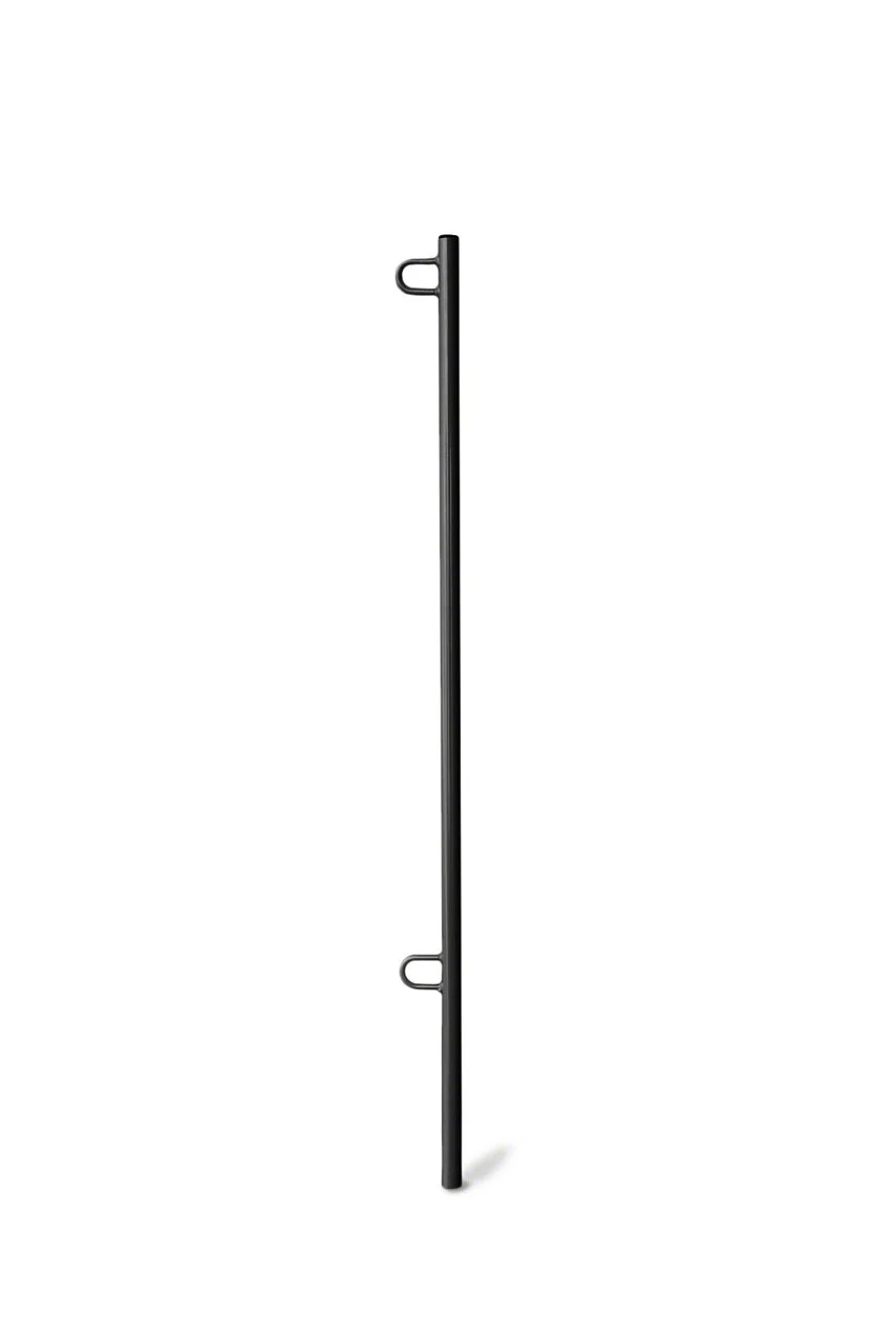 Steinjager 3.80-Foot Flag Pole Kit; Black (Universal; Some Adaptation May Be Required)